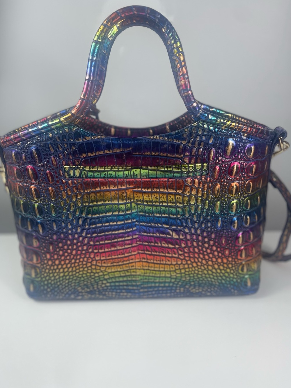 Brahmin NWOT Small Elaine Melbourne Satchel - Picture 9 of 15